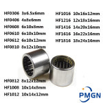로로구대 5PCS 단방향 니들 베어링 편도 롤 HF0306 H0406 HF0608 HF0612 HF0812 HF1008 HF1012 HF1016 HF1216 HF1416 1616