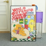 벌룬프렌즈 GR 낫투패스트 컬러 일러스트 포스터 A1 A2