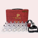 한솔의료기 부항세트 19컵 가정용 한의원 부항기 부황기 한솔 권총형 부항 부황기 부황