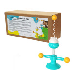 티티펫 고양이 흡착식 회전놀이 스프링장난감 단품