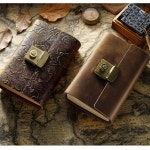 빈티지 드로잉 노트 A6 다이어리 가죽 스케치 수첩