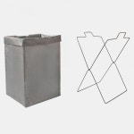 키밍 다용도 접이식 벽걸이 스탠드 이동식 빨래바구니