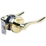 정화 문고리 도어록 목문레버욕실용 1000마스터PB