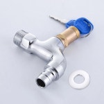 나만여는 황동 절수 열쇠잠금 수도꼭지 세트 OC1197