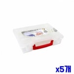 칸칸이 핸들 공구함 23x18 x5개 공구케이스