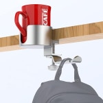 라온파인 라온파인 컵홀더 책상 가방 걸이 헤드셋 헤드폰 거치 대 학원 사무실 공부방 1개