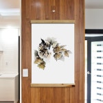 꾸밈 pc455-우드스크롤 60CmX90Cm-성공부르는부엉이수묵