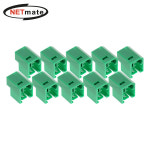 강원전자 넷메이트 강원전자 넷메이트 10개 랜 케이블 잠금장치 그린 10개 NMT-2001G RJ-45