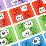 에듀카코리아 맞수 구구단 마스터 보드게임 2-4인 암산 곱셈 대결