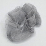 실크 쉬폰 스크런치 곱창머리끈