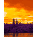 아이윙스 피포페인팅 가을겨울풍경 40x50 DIY명화그리기 유화수채화그리기 PIPO-2081