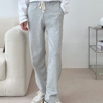 무지 남자 일자 팬츠 면바지 허리밴딩 바지 4컬러