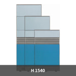 60T 단면그릴 블럭파티션 H1350