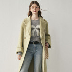 오지 OZ New tender double sided tweed Coat KHAKI