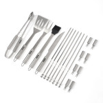 TREE 캠크닉 바베큐 조리도구 20p세트 스텐 캠핑키친툴세트