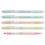 라인플러스 마일드핏 트윈 형광펜 필기구 하이라이터