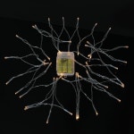 은하수 50구 투명선 피켓 LED 웜색전구 5M 건전지