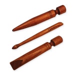 고급 발지압봉 3개입 세트 나무 족봉 3pcs