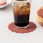 국산 컵받침 실리콘 코스터 카페 코스터 프리스 민트