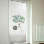 꾸밈 cb047 m-무점착유리시트 올리브트리