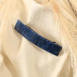 엔젤슈슈 마블 네모 자동 헤어핀 옆머리핀