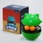 펫블랑 고양이 오뚝이볼 간식볼 그린