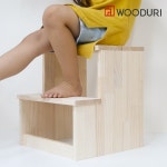 우드리 목공체험 목공수업 DIY 키트 - 가까이 둘 발받침대
