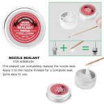 에어 브러시 유지 보수 세트 액세서리 청소 도구 그리스 노즐 실란트 스프레이 건 8 개