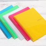 청운 Color Chip A4 40매 트윈스프링 클리어화일 10개