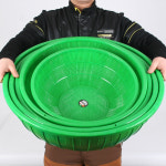 소쿠리 원형 채반 원 바구니 광주리 김장 다라이 대야