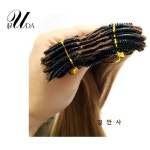 뷰다 경안사 똑딱이 붙임 머리 헤어 피스 인모 100 -18 46cm이나 49 50cm로 길이로 길게나옴