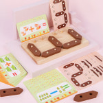 유아수학 교육숫자카드 시간교육 보드게임 W081