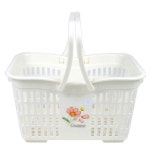 구멍뚫린 핸디 목욕바구니 스파가방 욕실바구니