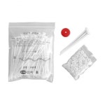 아톰 나사식제본텍 흰색 100개입 클립