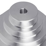 알루미늄 A 타입 5 스텝 파고다 풀리 휠 외경 타이밍 V-벨트