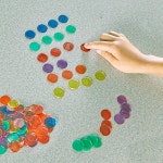 러닝리소스 EDU 0131 투명 수세기 칩 Transparent Counters 250개 6색