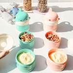 브라비 1+1 브라비 휴대용 3단 분유케이스