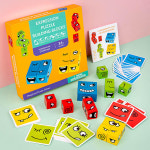 큐비즈 얼굴 표정 맞추기 바꾸기 스피드게임 루빅 큐브 보드게임 B042