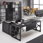 유로파 인조가죽책상 HD-1080