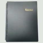 연합화일 스프링 악보화일 20매 20P흑색 음악화일 악보파일 20매 성가대 합창단