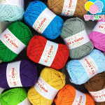 행복뜨기 행복뜨기 키즈코튼 면100 코바늘 가방실 면사 모자실 뜨개실 면실 털실 뜨개질실 2시이전 330켜자 1개