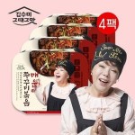 수미네김수미 그때그맛 매운쭈꾸미 볶음 4팩 1개 4