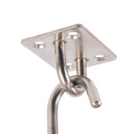 1P 고정형 스틸 후크 고리 U형