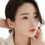 골드필드 핀 큐빅 스틱 로즈골드 원터치링 귀걸이