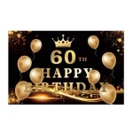 PW 럭셔리생일현수막 대형 기념일60 장식 배너- WA1C2EB