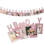 랜드 촬영 포토가 생일 소품 기념일 장식 배너