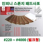인피니모델 프리미엄 초정밀 스폰지패드사포 벌크형 방수선택 벌크형 ISP-2500 2500