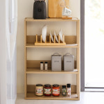 아이리스 3단 오픈 우드 수납장 OWR-600