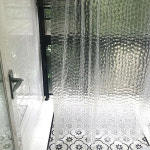 안티곰팡이 투명 3D 비닐 방수 화장실 욕실 샤워 커튼 커텐 길이