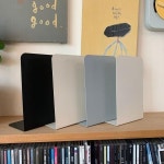 데스크테리어 철제 메탈 L자형북엔드 책지지대 북앤드